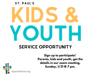 kids & youth service opp
