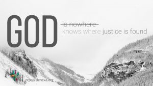 God Knows Where Justice is Found