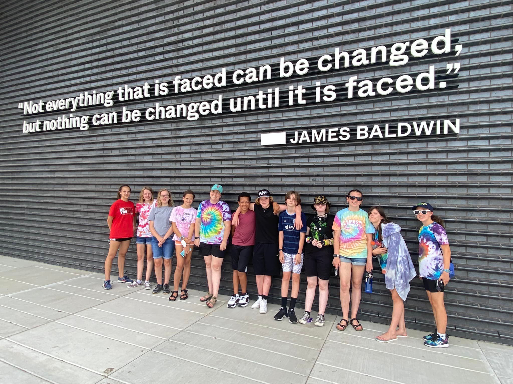 Youth serve trip Baldwin quote