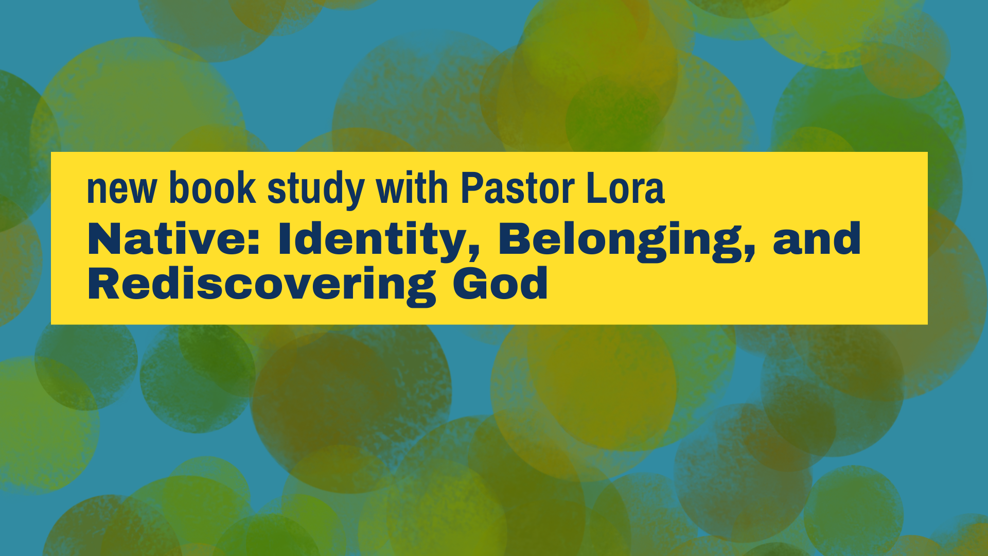 Pastor Lora book study