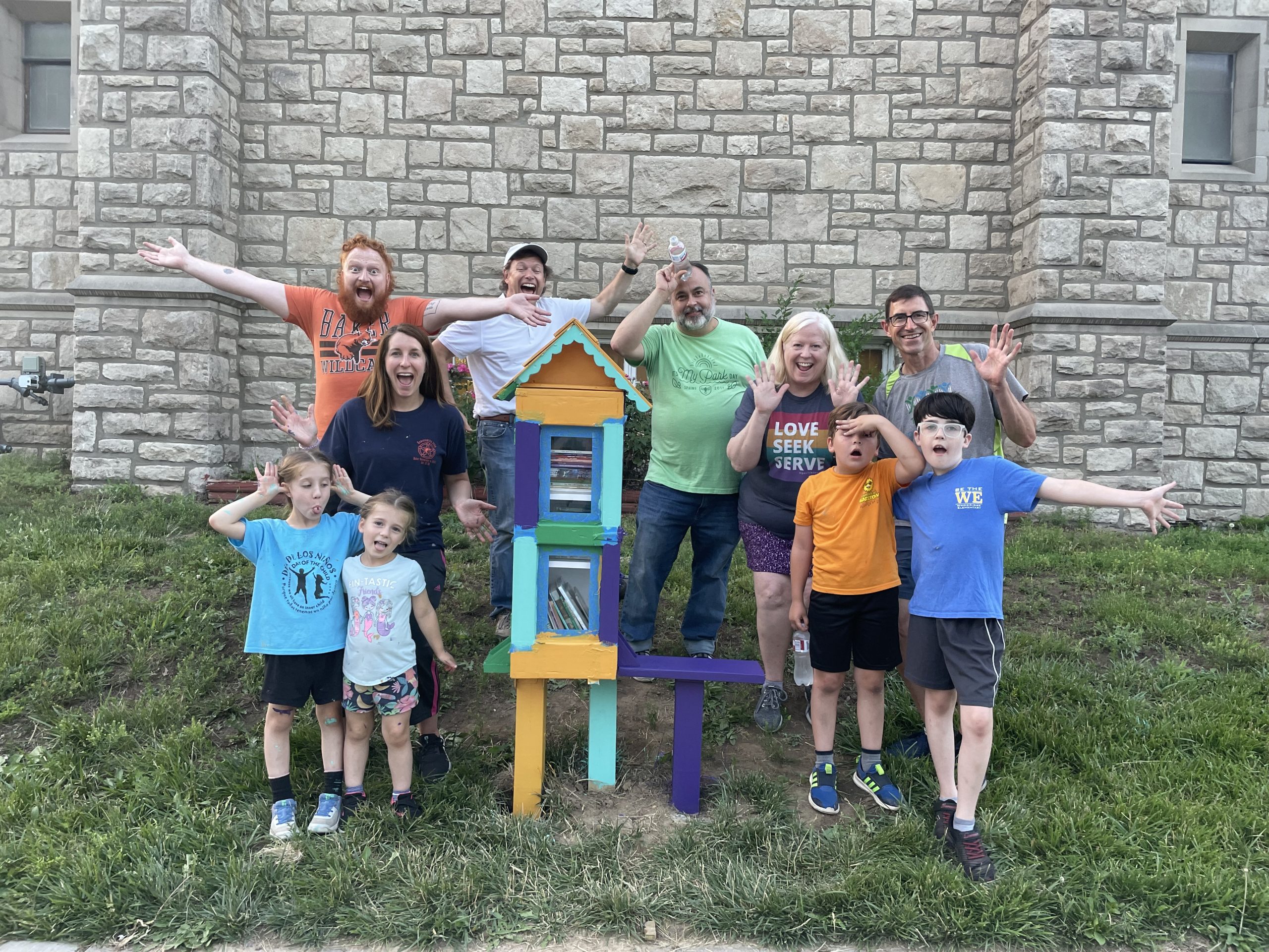 Fun helping out at the hub